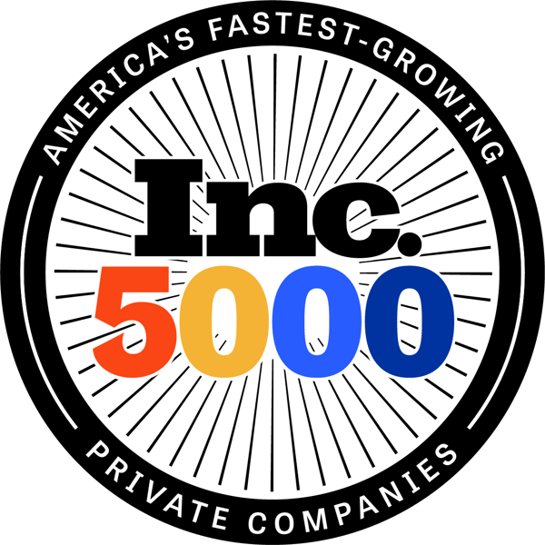 Inc. 5000 America’s Fastest-Growing Private Companies medallion